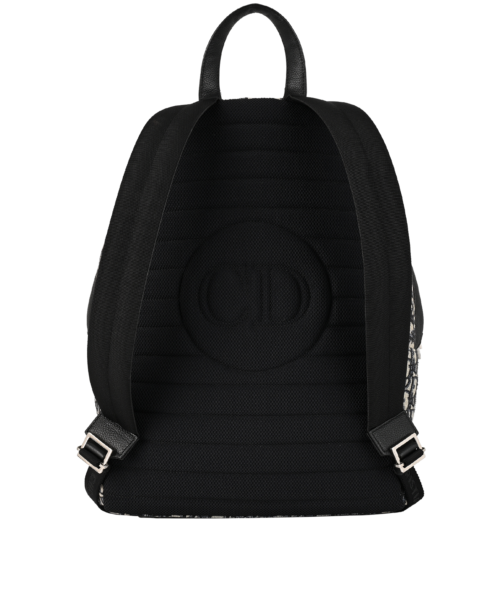 Rider Backpack, &pound;950, Beige/Navy, Canvas, Back view